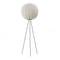 Knit-Wit Floor Lamp  option Pearl White