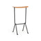 Officina Outdoor Barstool  option Polypropylene Covered Leather Natural L-0090