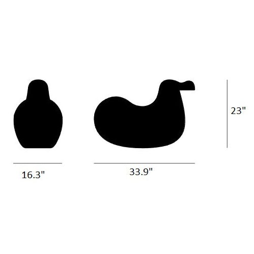 Dodo Abstract Outdoor Rockingbird Chair
