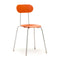 Mariolina Dining Chair  option Chromed / Orange 1085C