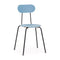 Mariolina Dining Chair  option Grey Anthracite / Light Blue 1803C