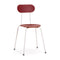 Mariolina Dining Chair  option White / Red Bordeaux 1802C