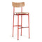 Motta Oak Bar and Counter Stool  option Bar: 30.3 in height