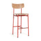 Motta Oak Bar and Counter Stool  option Counter: 26.6 in height
