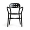 Pipe Outdoor Stacking Armchair  option Black 5130