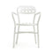 Pipe Outdoor Stacking Armchair  option White 5107