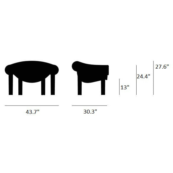 Sam Son Outdoor Low Armchair