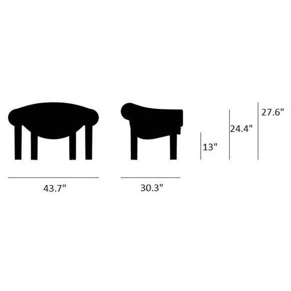 Sam Son Outdoor Low Armchair