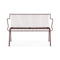 South Outdoor Stackable Bench  option Bench Only