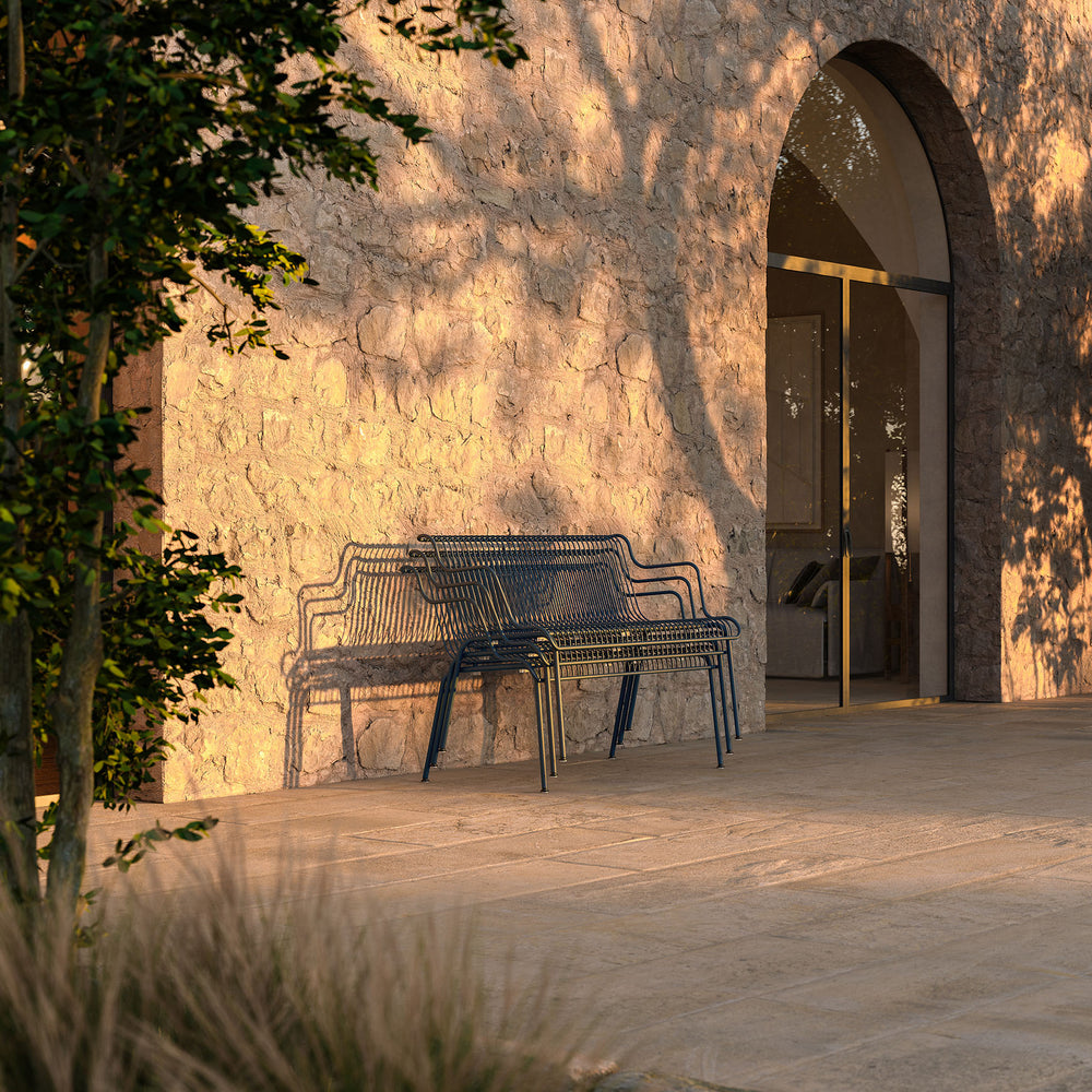 South Outdoor Stackable Bench