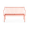 South Outdoor Stackable Lounge Bench  option Bench Only