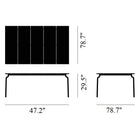 South Outdoor Teak Dining Table