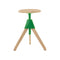 The Wild Bunch Jerry Stool  option Natural 7011 / Green 1783 C