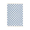 Checkerboard Blanket  option Denim Blue / White