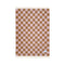 Checkerboard Blanket  option Terra Brown / Pink