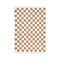 Checkerboard Blanket  option Terra Brown / White