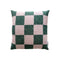 Checkerboard Pillow Cover  option Green / Pink