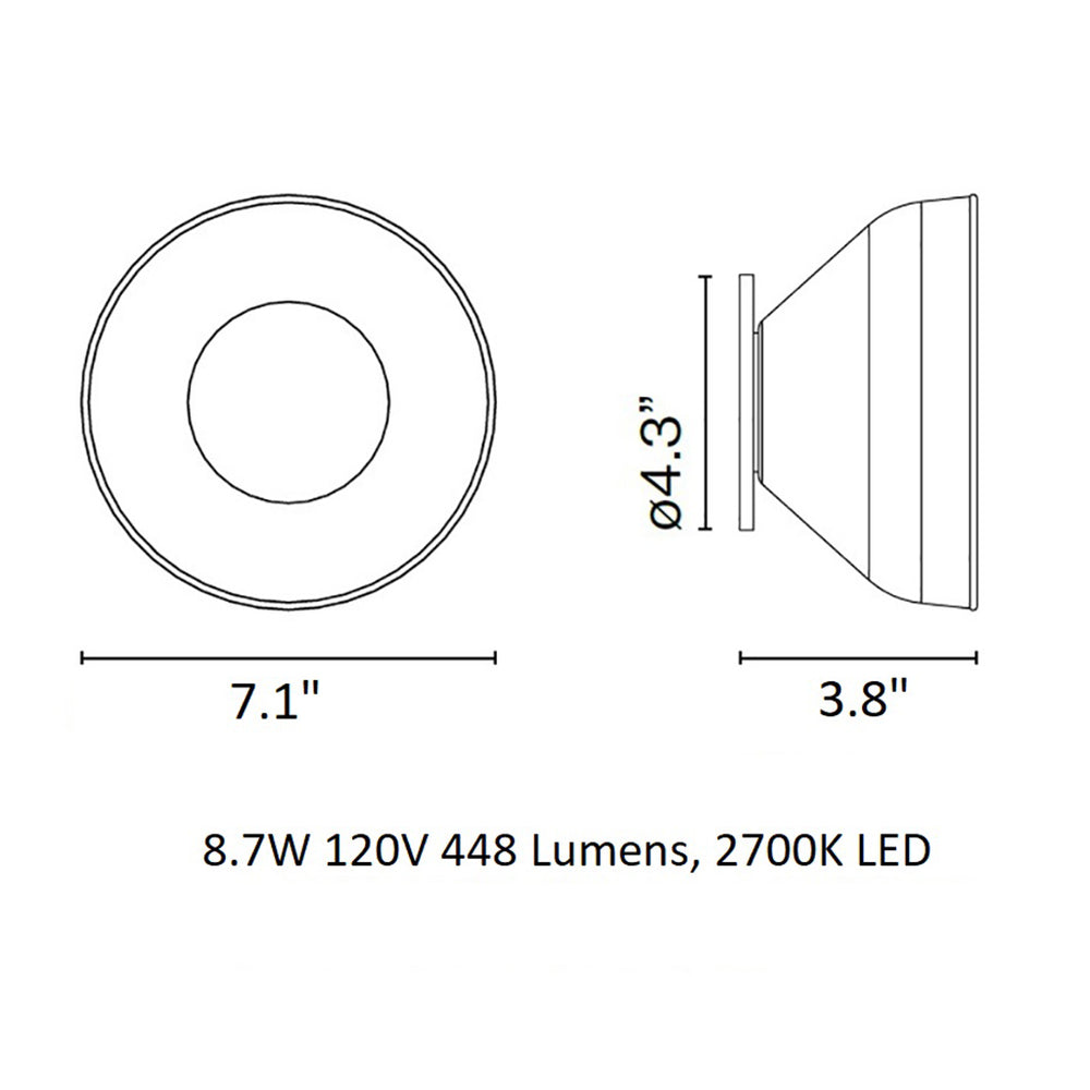Aura LED Wall Light