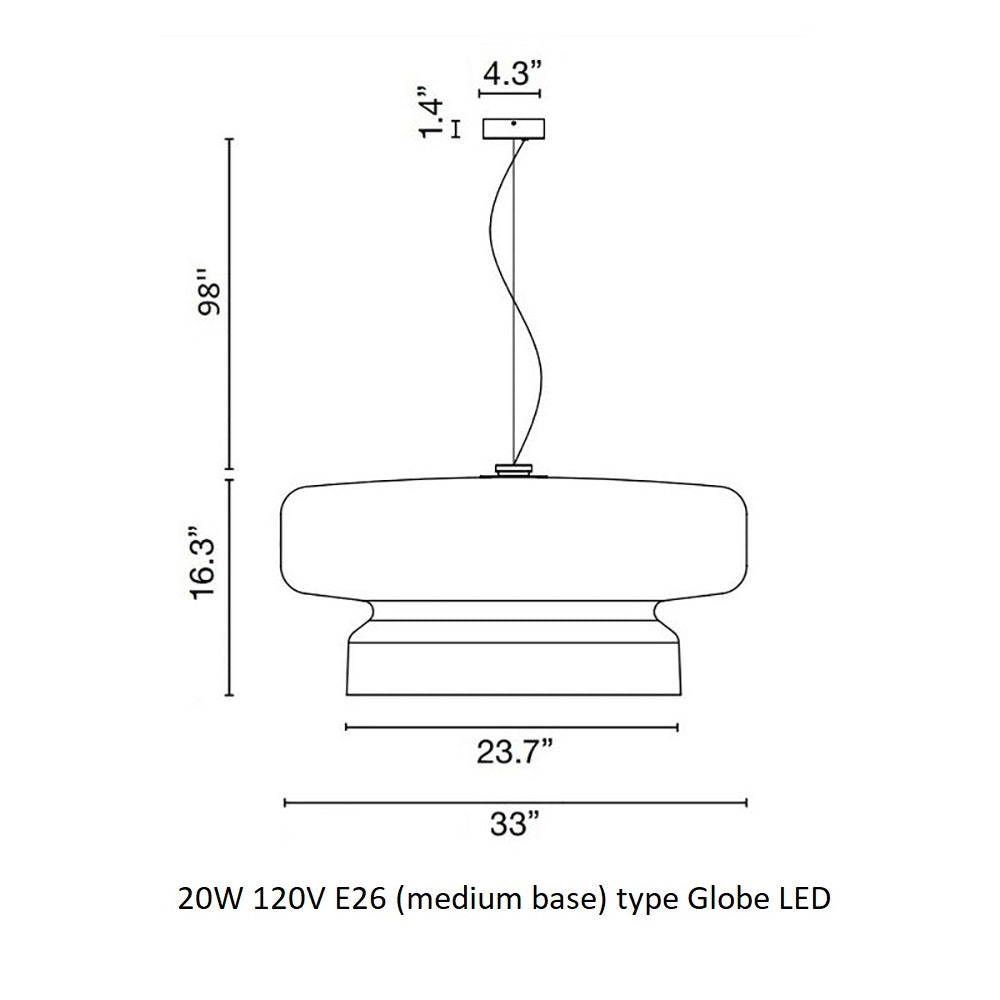 Bohemia 84 Pendant Light