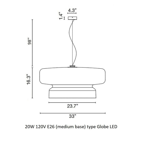 Bohemia 84 Pendant Light