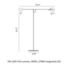 Copernica P LED Floor Lamp