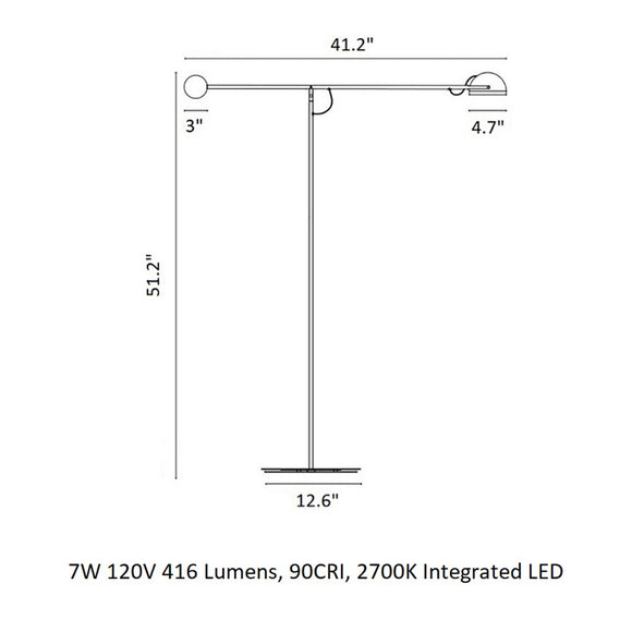 Copernica P LED Floor Lamp