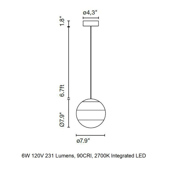Dipping LED Pendant Light