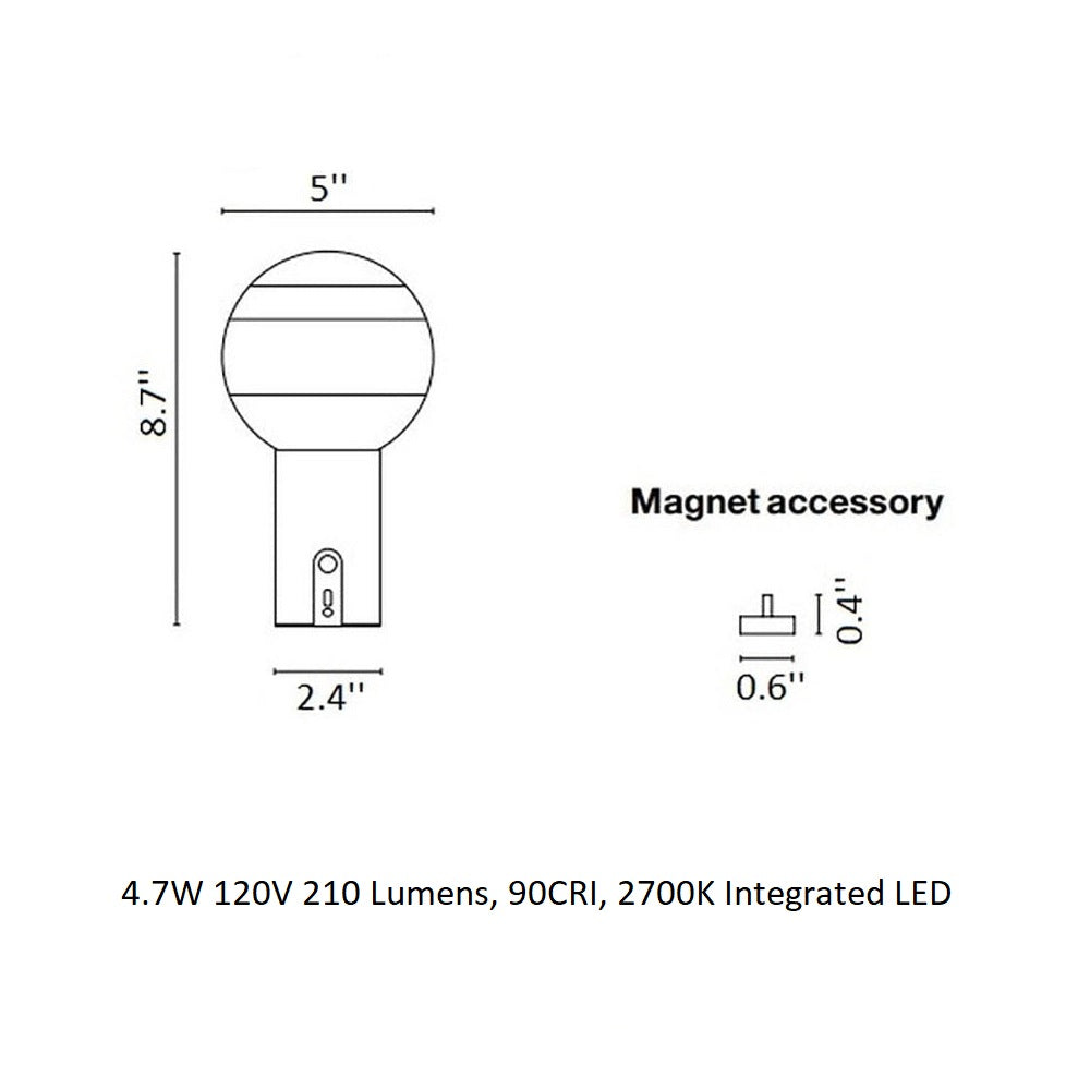Dipping Light LED Portable Table Lamp