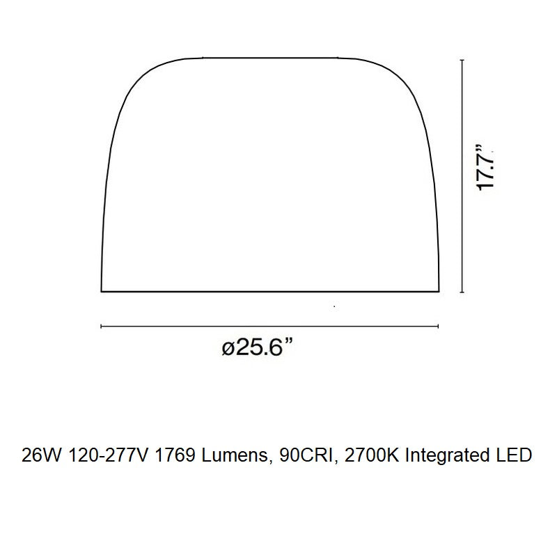 Djembe C 65 LED Flush Mount