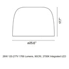 Djembe C 65 LED Flush Mount