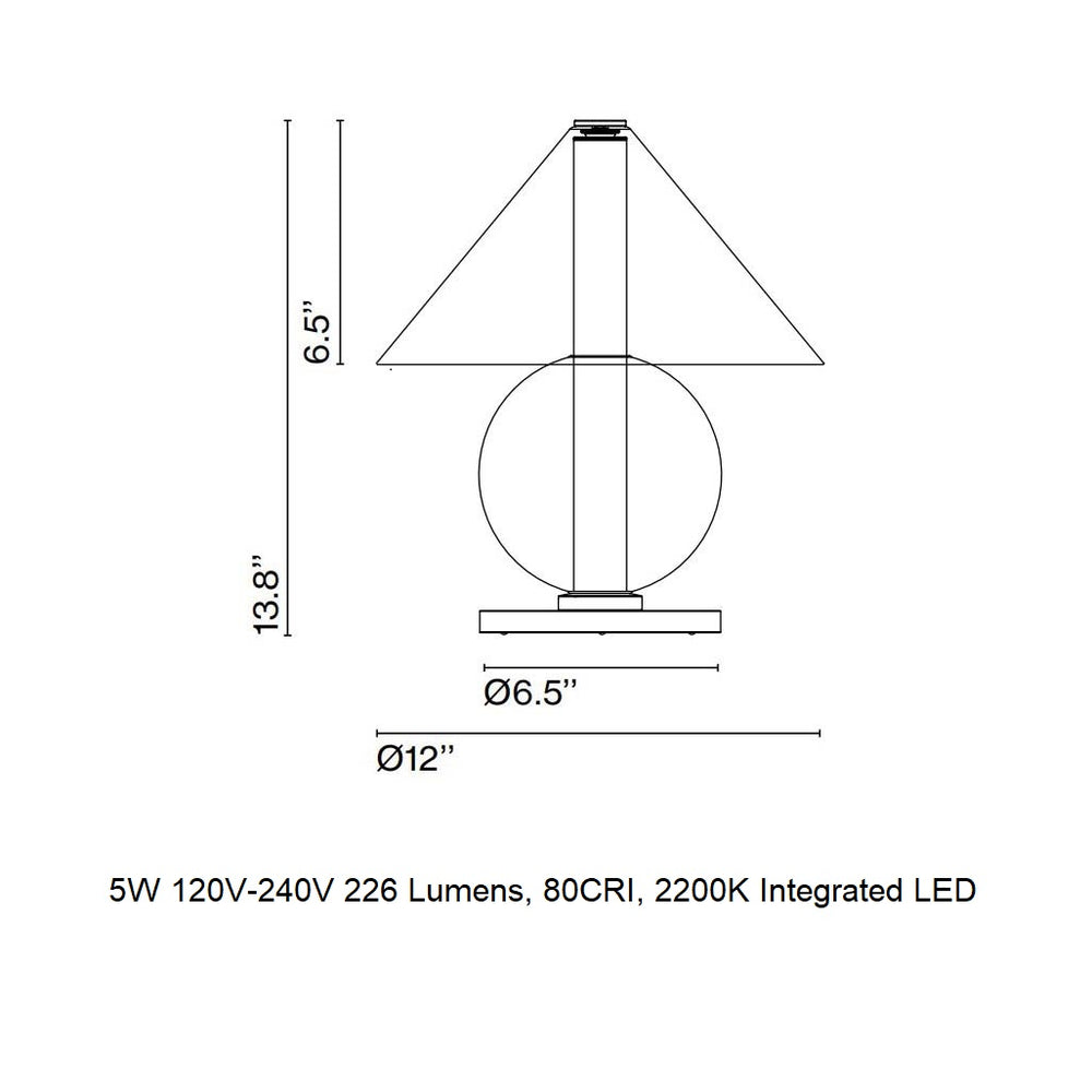 Fragile LED Table Lamp
