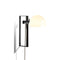 Lauro A Wall Light  option Dark Brown / White