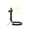 Lauro M Table Lamp  option Dark Brown / White