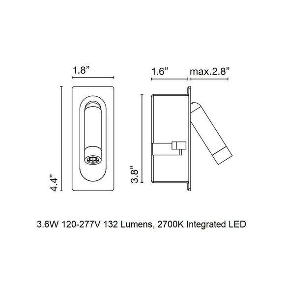 Ledtube Mini Wall Sconce