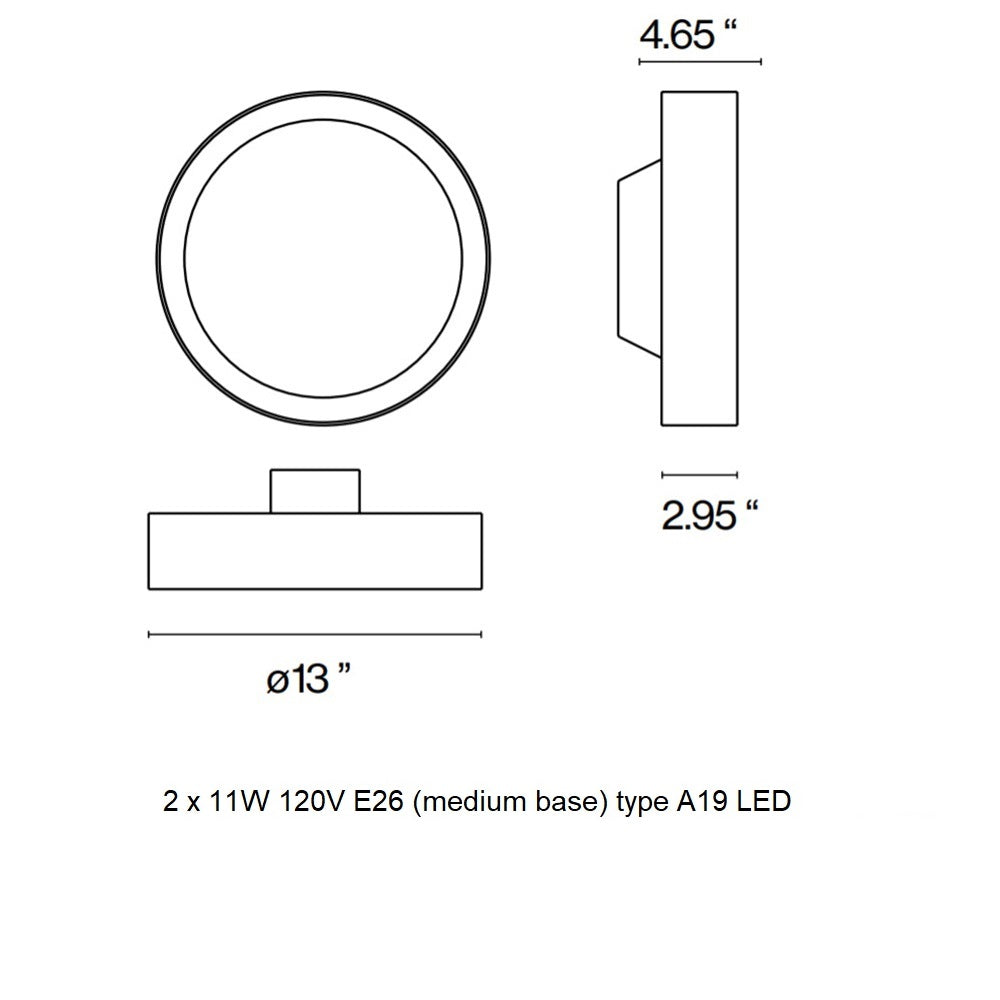 Plaff-on! Flush Mount