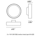 Plaff-on! Flush Mount