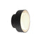 Plaff-on! Outdoor Wall Sconce  option Black
