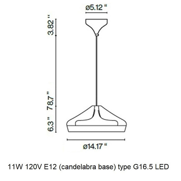 Pleat Box Pendant Light