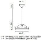 Pleat Box Pendant Light