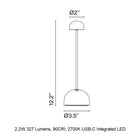 Sips Outdoor LED Portable Table Lamp