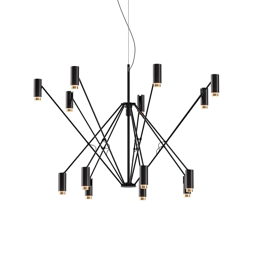 The W LED Chandelier