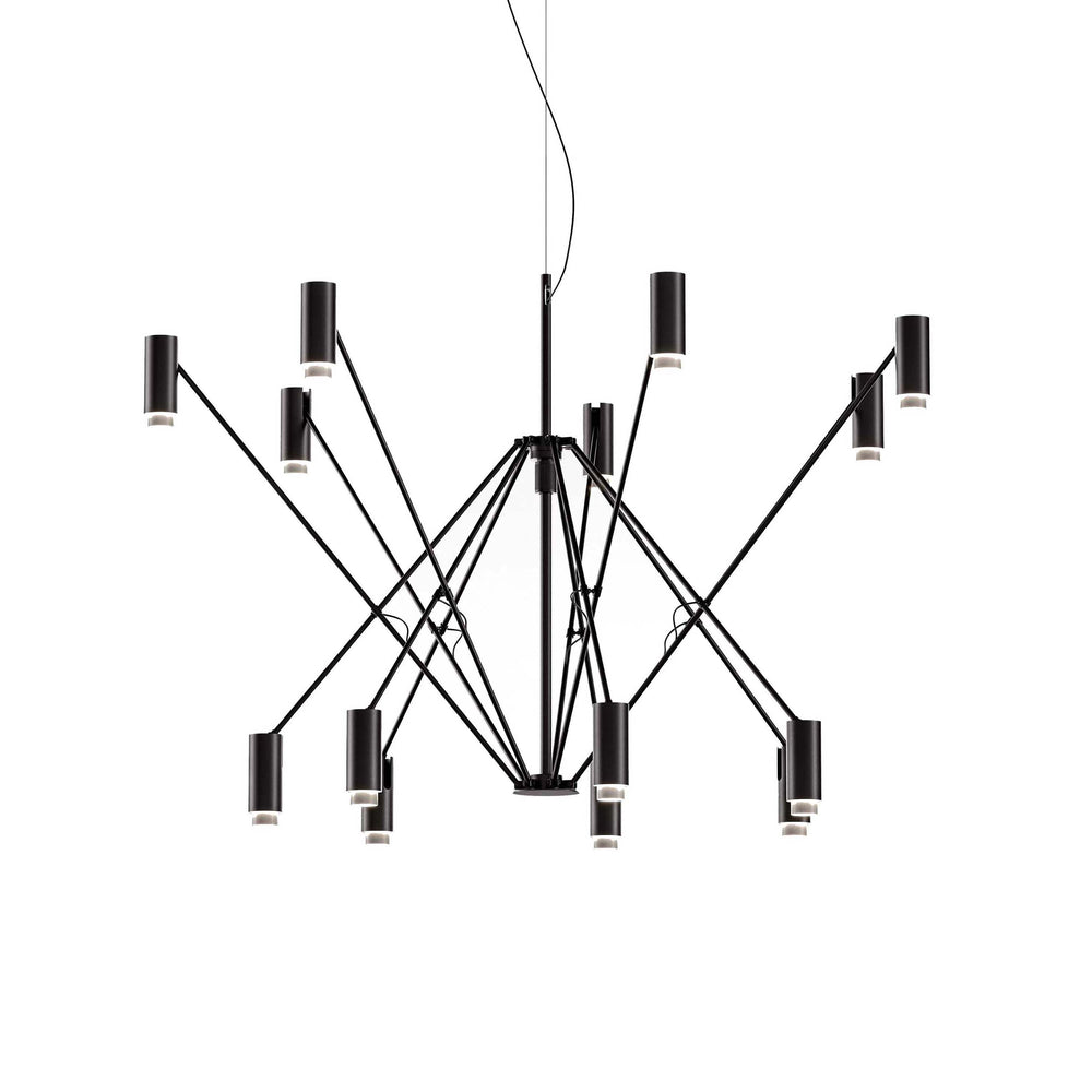 The W LED Chandelier
