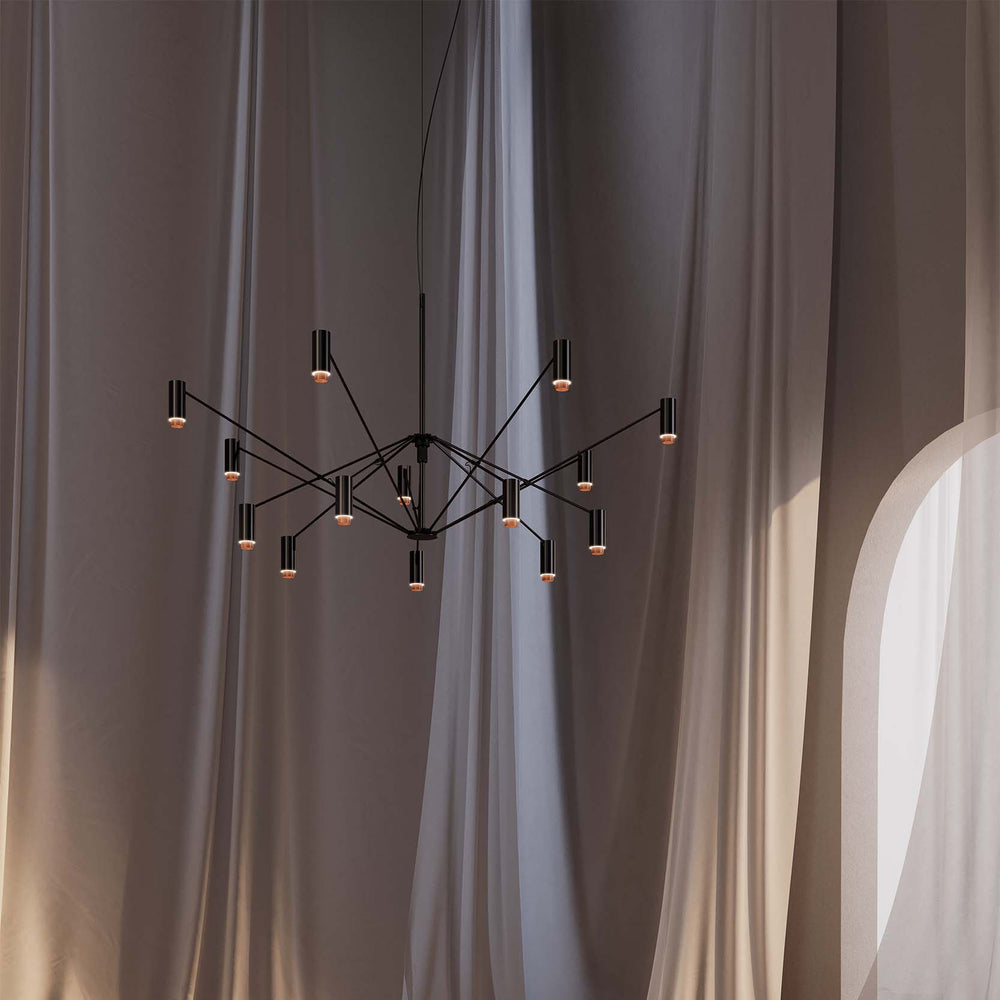 The W LED Chandelier