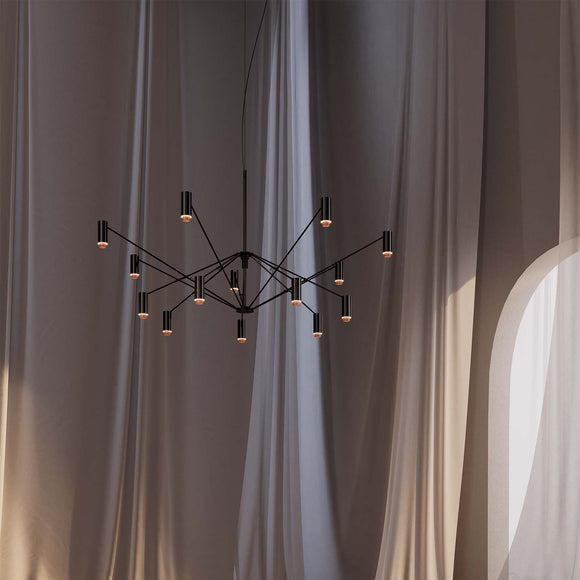 The W LED Chandelier