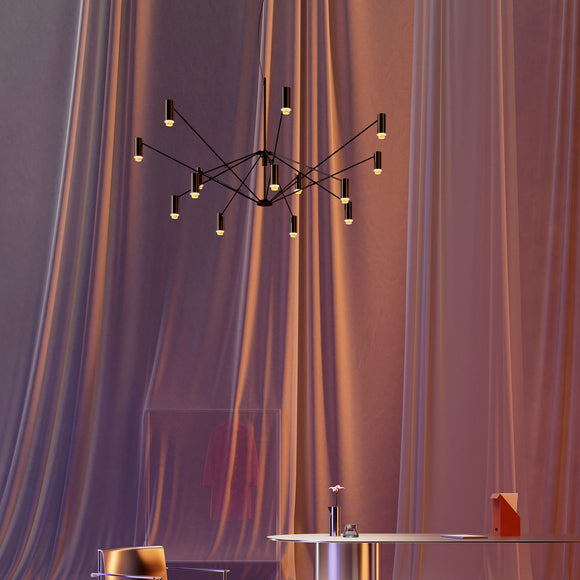 The W LED Chandelier