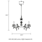 Drylight LED Outdoor Chandelier