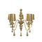 Eva Chandelier  option Gold Leaf