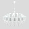 Eva S20 Chandelier  option Matte White