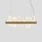 Honice LED Linear Pendant Light  option Matte Gold