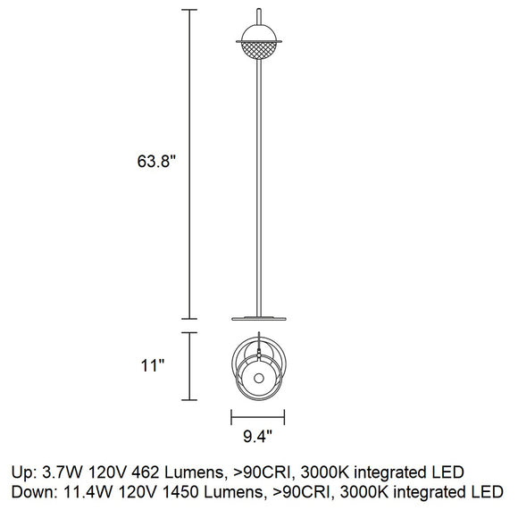 Iglu LED Floor Lamp